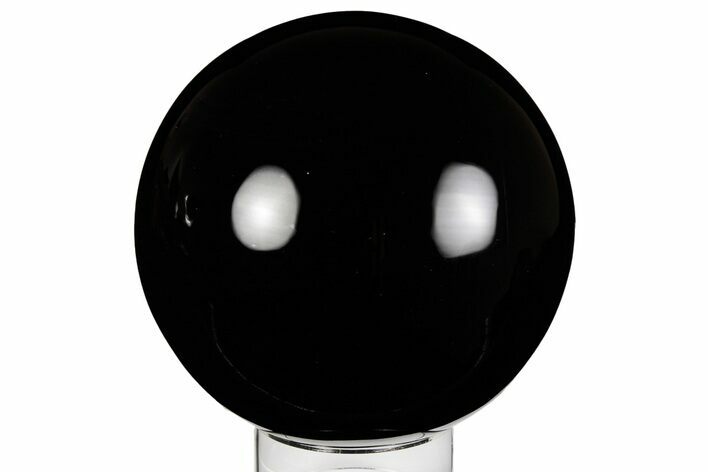 4 1/2" Polished Black Obsidian Spheres - Photo 1